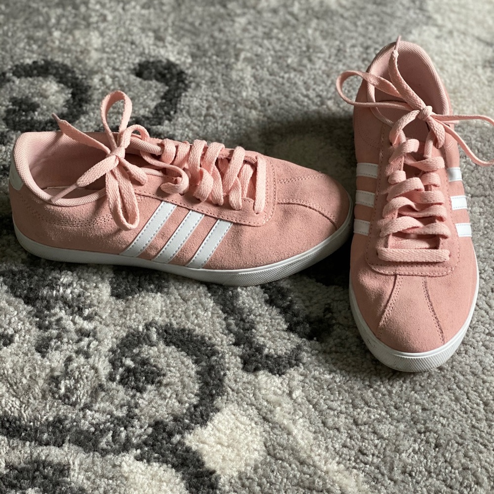 Pink Adidas sneakers
